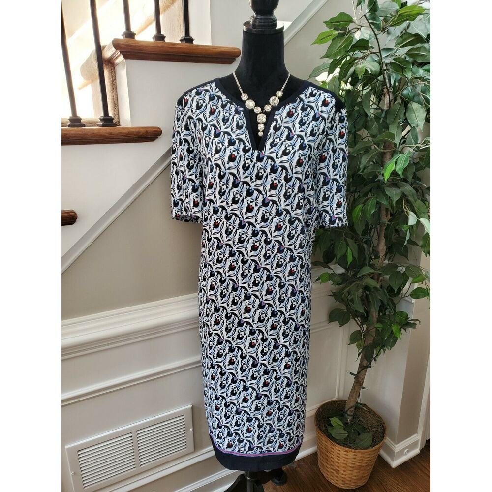 Bloomingdale's Basler Women's Multicolor Polyamide 3/4 Sleeve Knee Length Dress